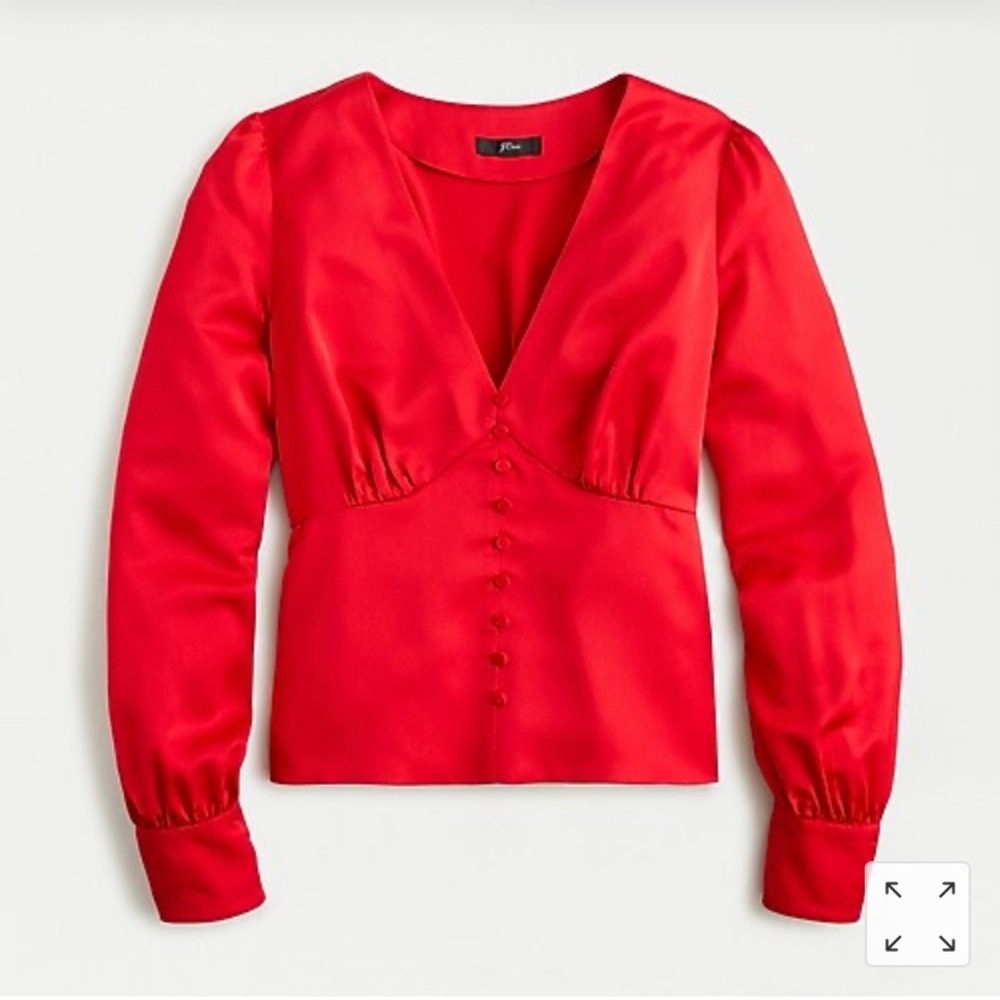 J Crew red blouse